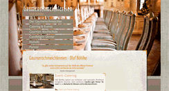 Desktop Screenshot of gaumenschmeichlereien.de